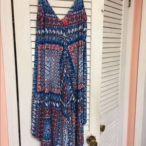 Red Carter Beach Coverup